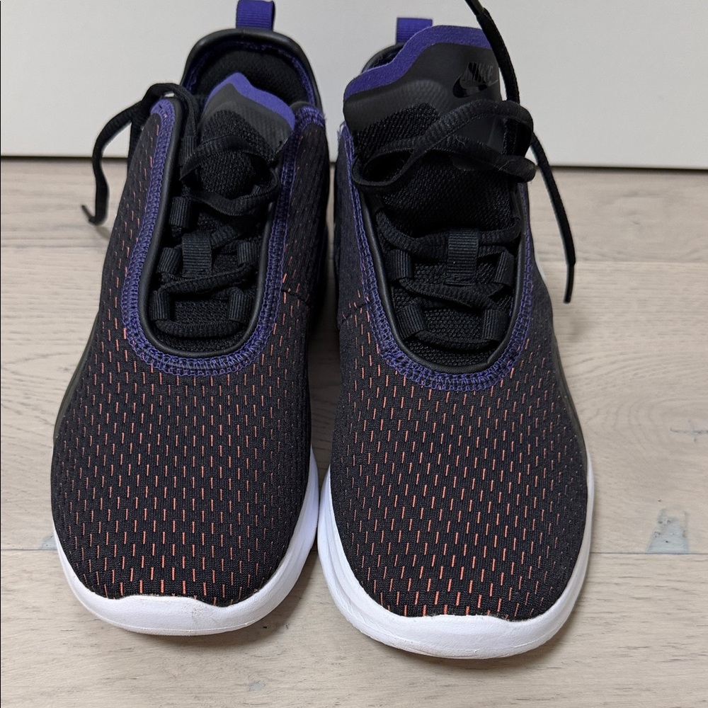Women Black and Purple Sneakers